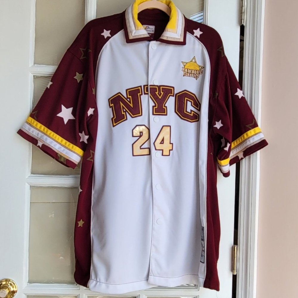 Raw Blue Classic Vintage NYC #24 Jersey Size XL
